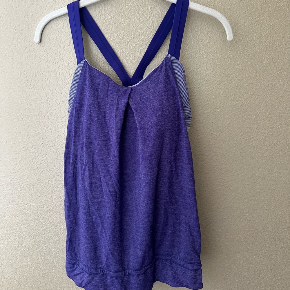 Lululemon Rest Less Tank in Purple